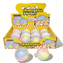 Load image into Gallery viewer, Squishy Wax Cracking Crispy Rainbow Ball