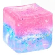 Load image into Gallery viewer, Squeeze Sugar Two-Tone Glitter Block