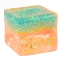 Load image into Gallery viewer, Squeeze Sugar Two-Tone Glitter Block