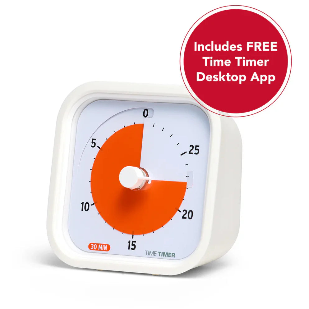 Time Timer MOD 30 minutes – One Step Two Step Therapy Supplies Pty Ltd